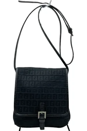 Fendi Femme, Pre-owned, Noir, Taille: ONE Size Pre-owned Toile sacs-fendi