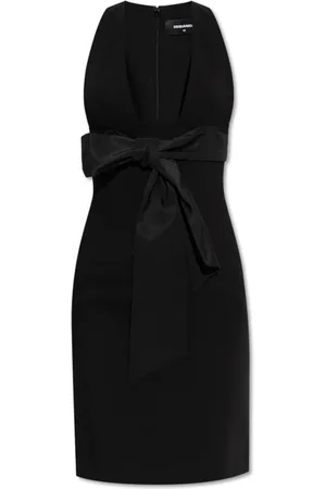 Dsquared2 Femme, Robes, Noir, Taille: 34 FR Robe avec Décoratif