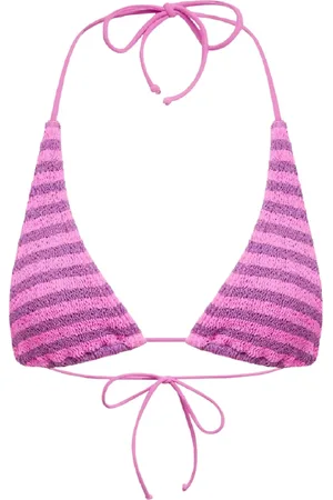 Bond Eye Femme, Maillots de bain, Rose, Taille: ONE Size Haut de Bikini Rayé Rose Sofie