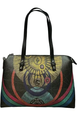 Gattinoni Femme, Sacs, Noir, Taille: ONE Size Sac à bandoulière Planetarium avec logo avant