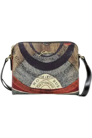 Gattinoni Femme, Sacs, Noir, Taille: ONE Size Sac Bandoulière Planetarium avec Logo