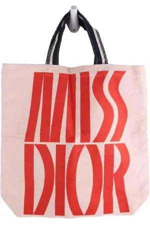 Dior Femme, Pre-owned, Rouge, Taille: ONE Size Pre-owned Tissu sacs-dior