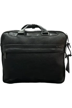 Gattinoni Homme, Sacs, Noir, Taille: ONE Size Sac à main noir en éco-cuir pour homme