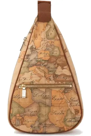 ALVIERO MARTINI 1A CLASSE Unisex, Sacs, Brun, Taille: ONE Size Sac à bandoulière unisexe classique avec imprimé géo