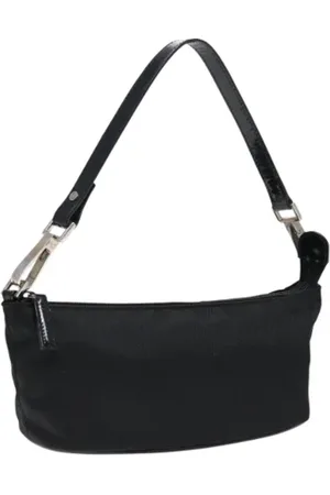 Gucci Femme, Pre-owned, Noir, Taille: ONE Size Pre-owned Nylon trousses-de-toilette