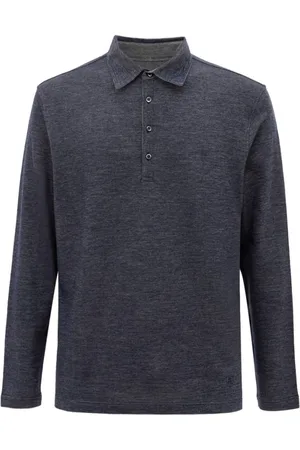 corneliani Homme, Tops, Bleu, Taille: L Polo en Laine Bleue