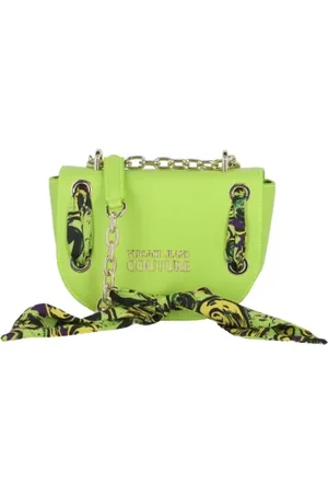 VERSACE Femme, Sacs, Vert, Taille: ONE Size Sac Bandoulière en Tissu Vert