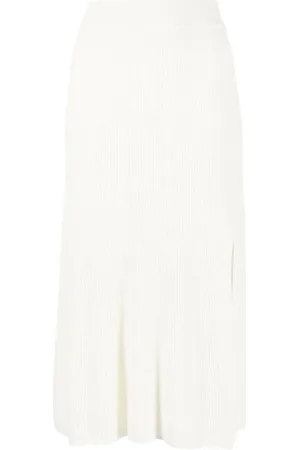 RAG&BONE Femme, Jupes, Blanc, Taille: 42 FR Jupe Blanche Casual Coton Nylon