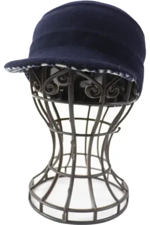 Dior Femme, Pre-owned, Bleu, Taille: ONE Size Pre-owned Tissu chapeaux