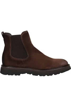 Corvari Homme, Chaussures, Brun, Taille: 44 EU Bottines Chelsea en daim