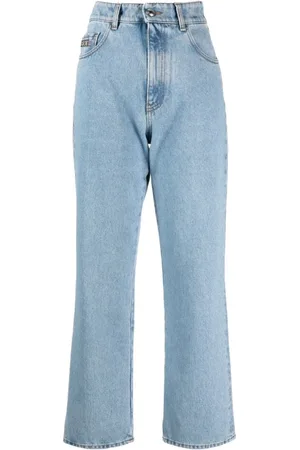 GCDS Femme, Jeans, Bleu, Taille: W26 Jean droit bleu