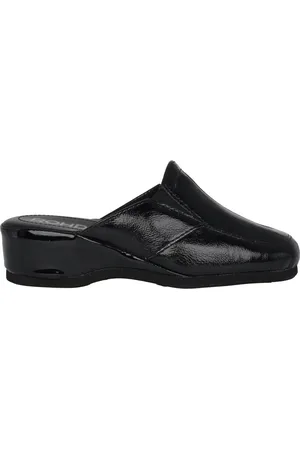 Rohde Femme, Chaussures, Noir, Taille: 36 1/2 EU Chausson intérieur en cuir noir