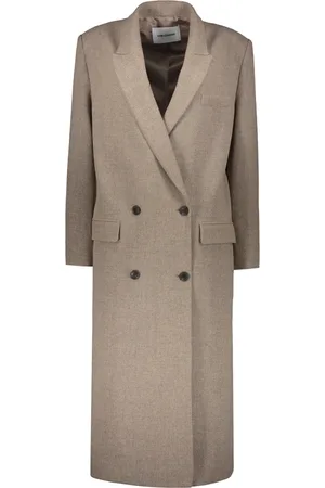 Low Classic Femme, Manteaux, , Taille: 42 FR Manteau en laine mélangée à double boutonnage