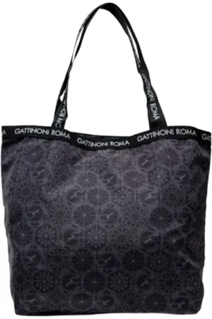 Gattinoni Femme, Sacs, Noir, Taille: ONE Size Sac Shopper Chic en Nylon
