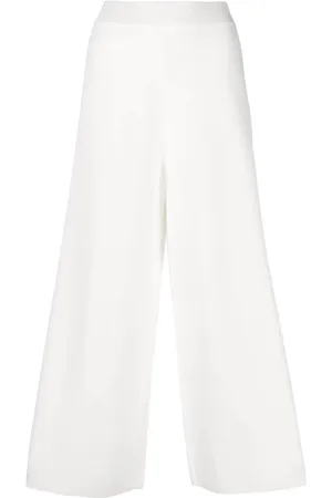 Malo Femme, Pantalons, Blanc, Taille: 40 FR Pantalon Blanc Casual