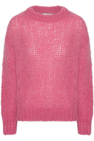 American Dreams Femme, Pulls, Rose, Taille: 42 FR Pull Doux en Alpaga Rose
