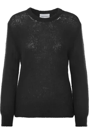 American Dreams Femme, Pulls, Noir, Taille: 40 FR Pull en Tricot Doux en Noir