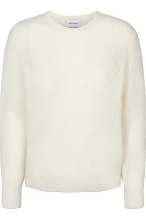 American Dreams Femme, Pulls, Blanc, Taille: 42 FR Pull en Tricot Doux en Blanc