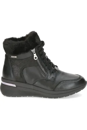 Caprice Femme, Chaussures, Noir, Taille: 38 EU Bottines Noires Décontractées pour Femmes