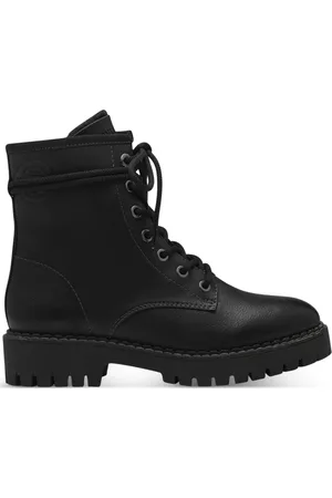 QS by s.Oliver Femme, Chaussures, Noir, Taille: 39 EU Bottines Casual Noires Femme