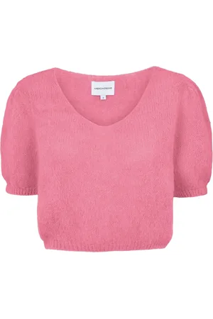American Dreams Femme, Pulls, Rose, Taille: 40 FR Pull Rose Doux Lolanda