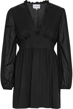American Dreams Femme, Robes, Noir, Taille: 38 FR Shorts en Coton Noir