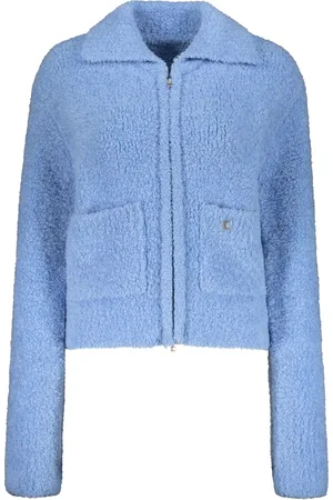 Low Classic Femme, Vestes, Bleu, Taille: 38 FR Veste en Laine à Zip Classique