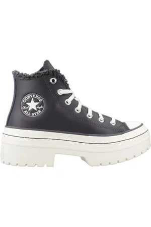 Converse Femme, Chaussures, Bleu, Taille: 40 EU Baskets Montantes à Talon Cranté