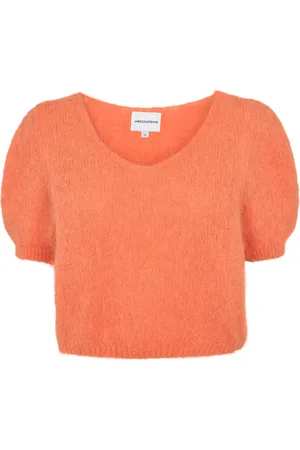 American Dreams Femme, Pulls, , Taille: 42 FR Pull à manches courtes brûlé