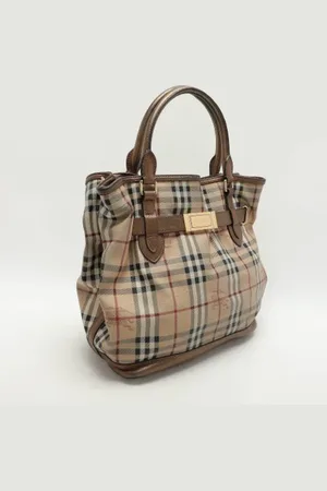 Burberry Femme, Pre-owned, , Taille: ONE Size Pre-owned Cuir sacs-main