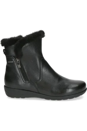 Caprice Femme, Chaussures, Noir, Taille: 37 EU Bottines Casual Noires Fermées Femme