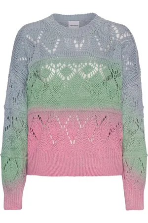 American Dreams Femme, Pulls, Multicolore, Taille: 40 FR Pull en Coton Candy Ombre