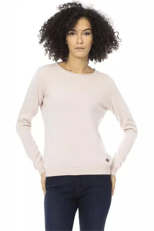 BALDININI Femme, Pulls, Rose, Taille: 42 FR Pull Rose en Laine Style Élégant