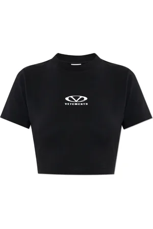 Vetements Femme, Tops, Noir, Taille: 42 FR Logo top