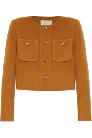 ULLA JOHNSON Femme, Vestes, Brun, Taille: 42 FR Veste en laine Eve