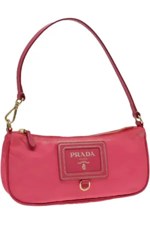 Prada Femme, Pre-owned, Rose, Taille: ONE Size Pre-owned Nylon trousses-de-toilette