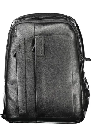 Piquadro Unisex, Sacs, Noir, Taille: ONE Size Sac à dos en cuir noir