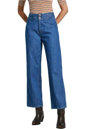 Pepe Jeans Femme, Jeans, Bleu, Taille: W29 L30 Jean droit écologique en denim