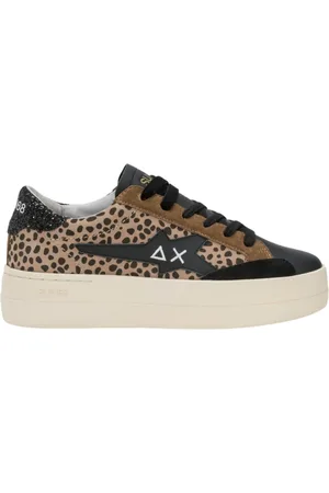 sun68 Femme, Chaussures, Multicolore, Taille: 40 EU Chaussures plates beige Big Katy