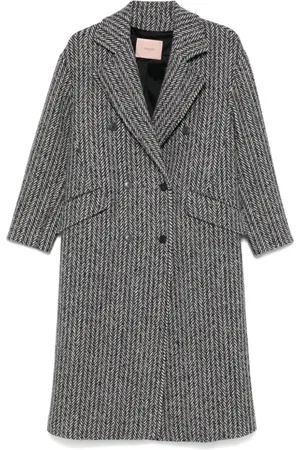 Twin-Set Femme, Manteaux, Gris, Taille: 40 FR Manteaux Élégants pour Femmes
