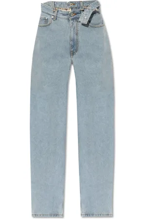 Y / PROJECT Femme, Jeans, Bleu, Taille: W28 Jean à jambes larges