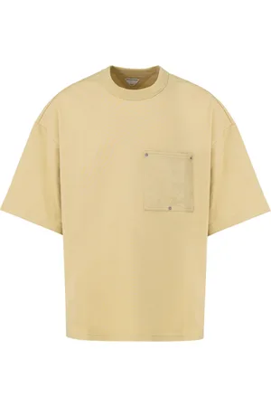 Bottega Veneta Homme, Tops, , Taille: M T-shirt Oversize en Jersey de Coton