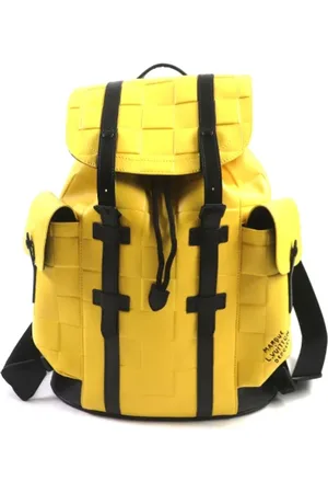 LOUIS VUITTON Homme, Pre-owned, Jaune, Taille: ONE Size Pre-owned Toile sacs-dos