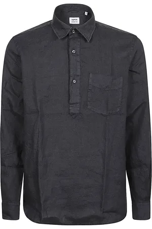 Aspesi Homme, Chemises, Bleu, Taille: L Polo Bleu Col Classique