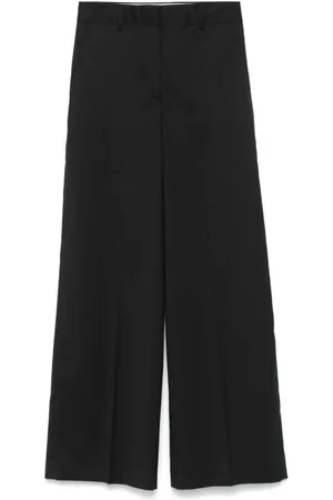 OFFICINE GENERALE Femme, Pantalons, Noir, Taille: 40 FR Pantalon Large en Laine Noire