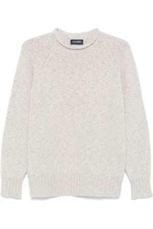 DRUMOHR Homme, Pulls, , Taille: L Pull en Laine avec Bordure Côtelée