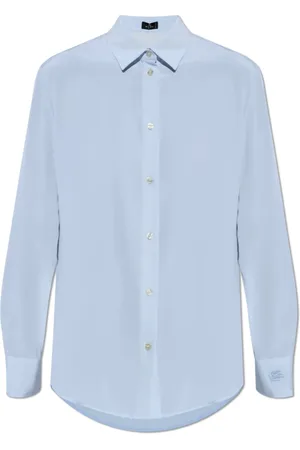 Etro Femme, Blouses et Chemises, Bleu, Taille: 36 FR Chemise en soie