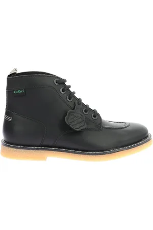 Kickers Homme, Chaussures, Noir, Taille: 41 EU Bottillons Légendaires en Cuir à Lacets