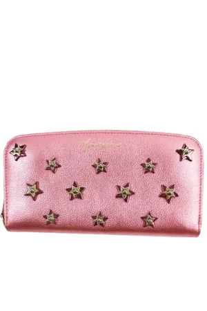 Jimmy Choo Femme, Pre-owned, Rose, Taille: ONE Size Pre-owned Cuir petite-maroquinerie