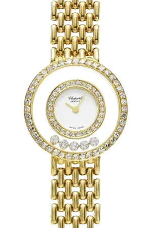 Chopard Femme, Pre-owned, Blanc, Taille: ONE Size Pre-owned Or jaune montres